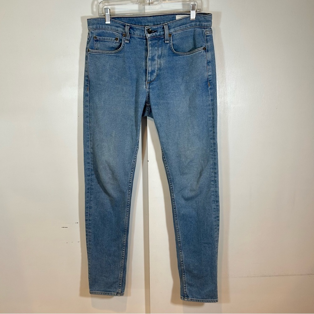 rag & bone Fit 2 Mid-Rise - Winthrop Slim Fit Light Wash Jean
